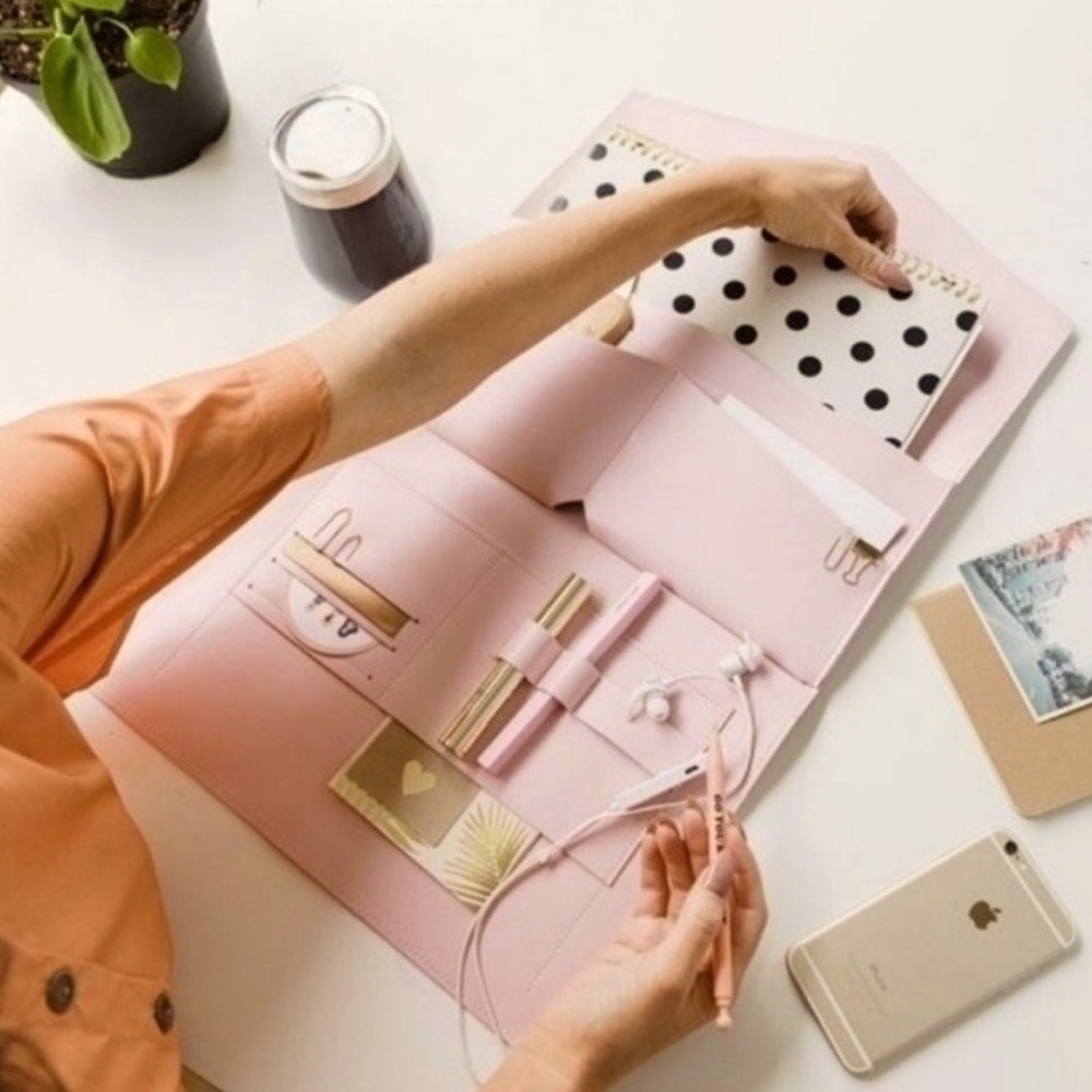 NWT portfolio envelope Pink